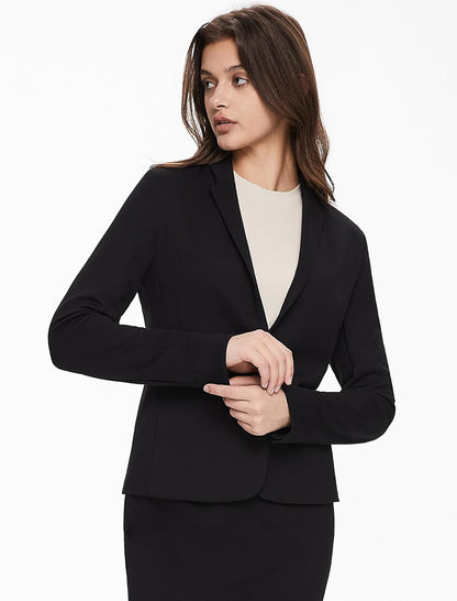 Aurlane Women's Casual Lightweight Blazer Jacket Long Sleeve Open Front Lapel Cardigan Work Office Summer Suit